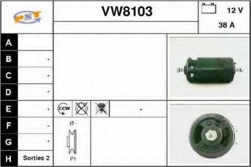 SNRA VW8103 - Alternator www.autospares.lv