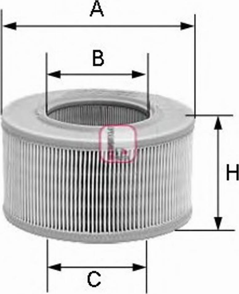 Sofima S 9290 A - Gaisa filtrs www.autospares.lv