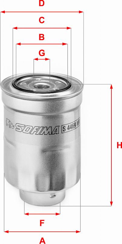 Sofima S 4469 NR - Fuel filter www.autospares.lv