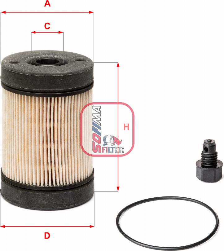 Sofima S 4402 U - Karbamīda filtrs www.autospares.lv