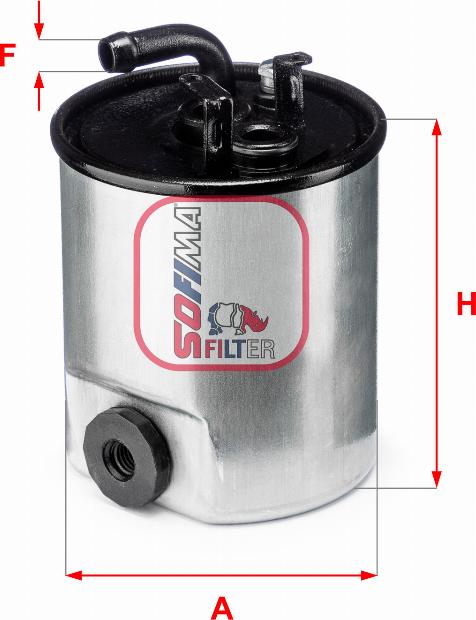 Sofima S 4007 NR - Degvielas filtrs www.autospares.lv