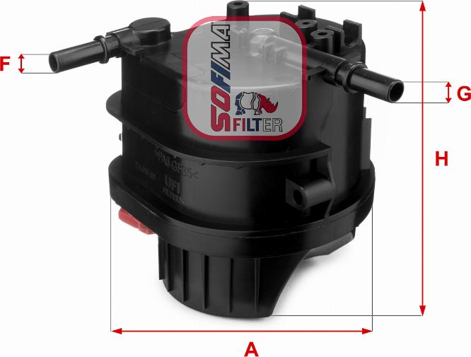 Sofima S 4015 NR - Degvielas filtrs www.autospares.lv