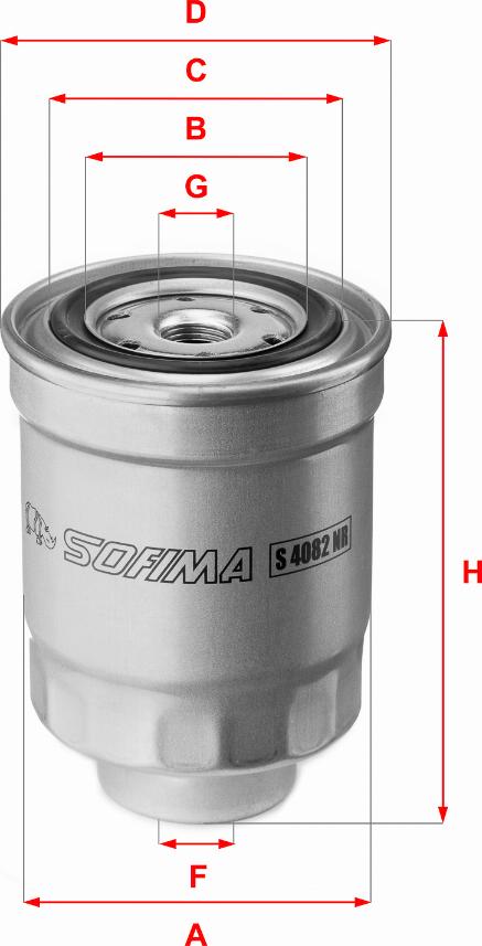 Sofima S 4082 NR - Degvielas filtrs www.autospares.lv