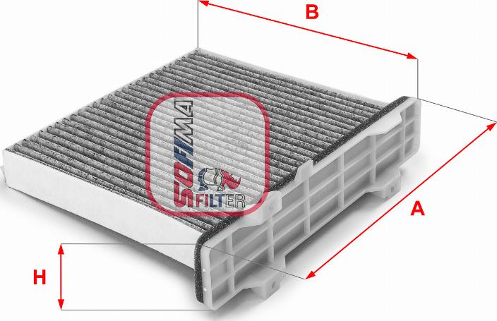 Sofima S 4147 CA - Filtrs, Salona telpas gaiss www.autospares.lv