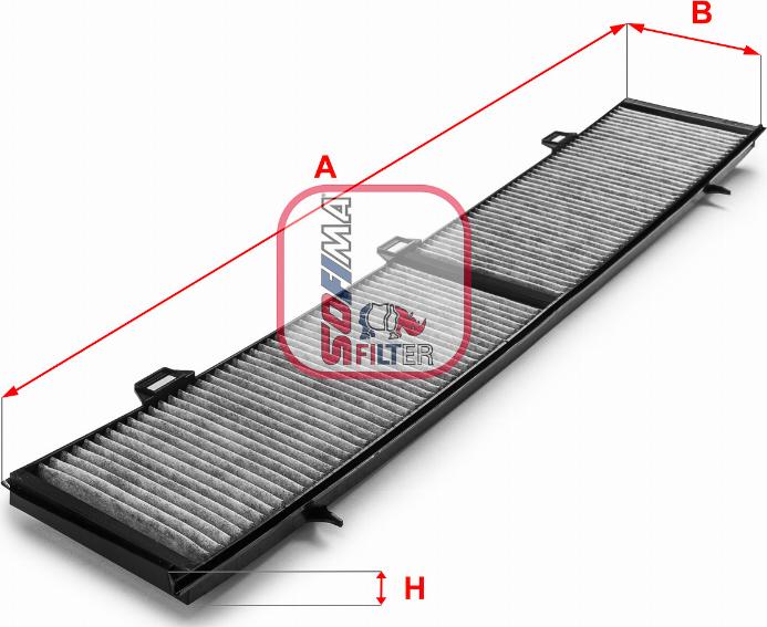 Sofima S 4154 CA - Filter, interior air www.autospares.lv