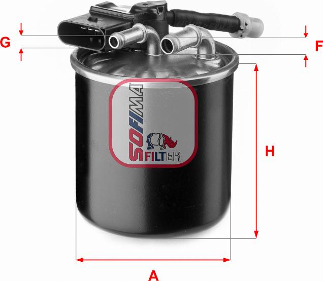 Sofima S 4151 NR - Fuel filter www.autospares.lv