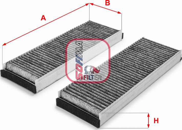 Sofima S 4153 CA - Filter, interior air www.autospares.lv