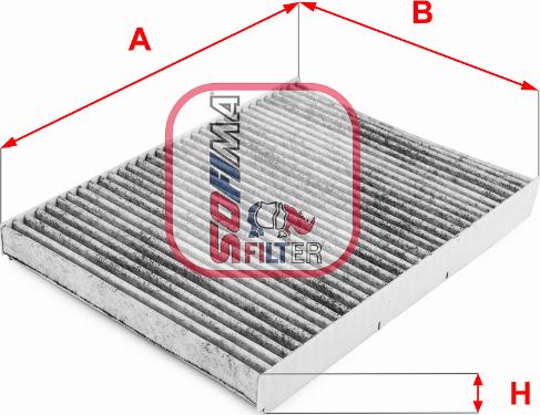 Sofima S 4109 CA - Filter, interior air www.autospares.lv