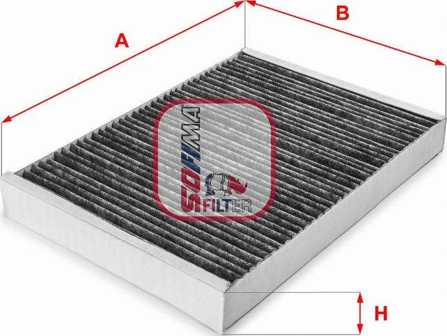 Sofima S 4101 CA - Filter, interior air www.autospares.lv