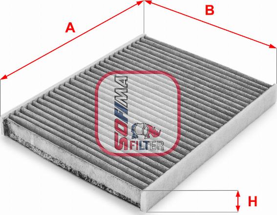 Sofima S 4103 CA - Filter, interior air www.autospares.lv