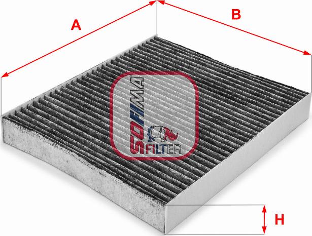 Sofima S 4114 CA - Filter, interior air www.autospares.lv