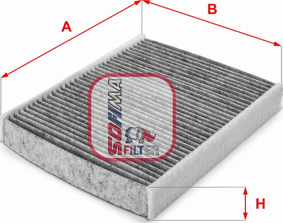 Sofima S 4115 CA - Filtrs, Salona telpas gaiss autospares.lv