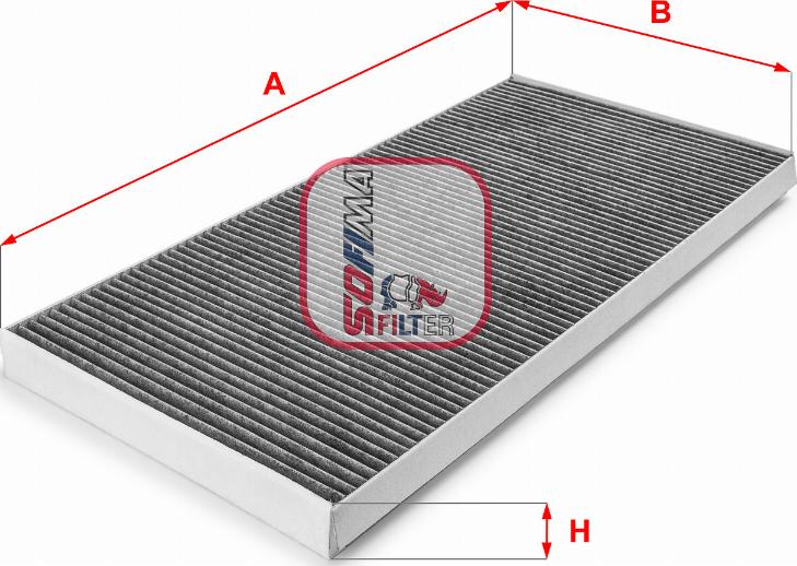 Sofima S 4128 CA - Filter, interior air www.autospares.lv