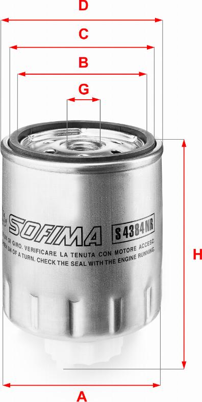 Sofima S 4329 NR - Degvielas filtrs www.autospares.lv