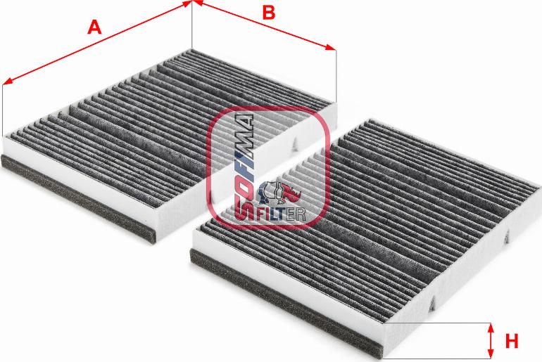 Sofima S 4294 CA - Filtrs, Salona telpas gaiss www.autospares.lv