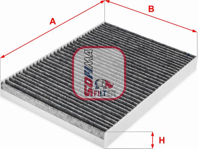 Sofima S 4292 CA - Filtrs, Salona telpas gaiss www.autospares.lv