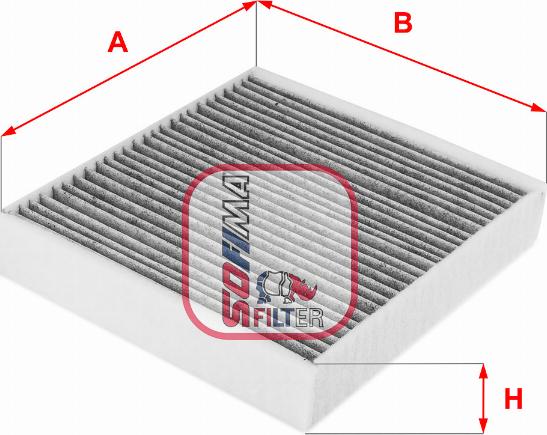 Sofima S 4244 CA - Filtrs, Salona telpas gaiss www.autospares.lv