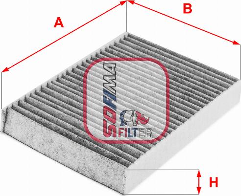 Sofima S 4245 CA - Filtrs, Salona telpas gaiss www.autospares.lv