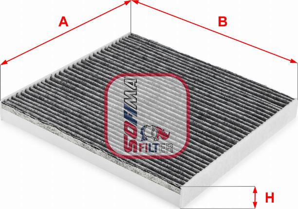 Sofima S 4269 CA - Filtrs, Salona telpas gaiss autospares.lv