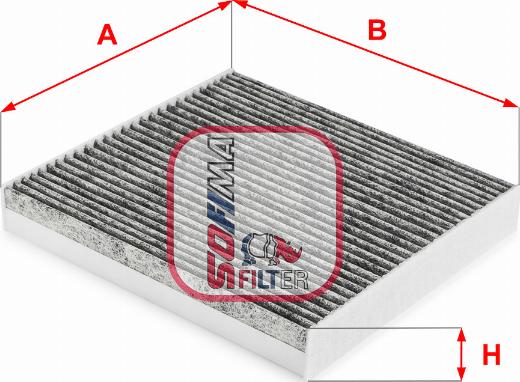 Sofima S 4266 CA - Filter, interior air www.autospares.lv