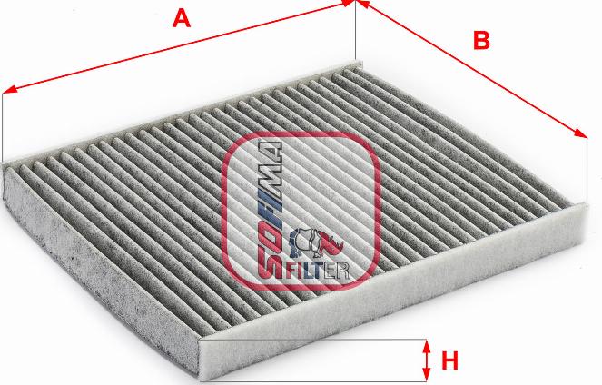 Sofima S 4221 CA - Filter, interior air www.autospares.lv