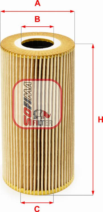 Sofima S 5095 PE - Oil Filter www.autospares.lv