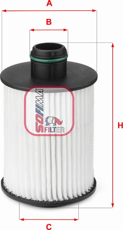 Sofima S 5093 PE - Oil Filter www.autospares.lv