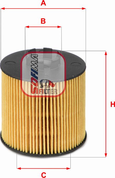 Sofima S 5047 PE - Oil Filter www.autospares.lv