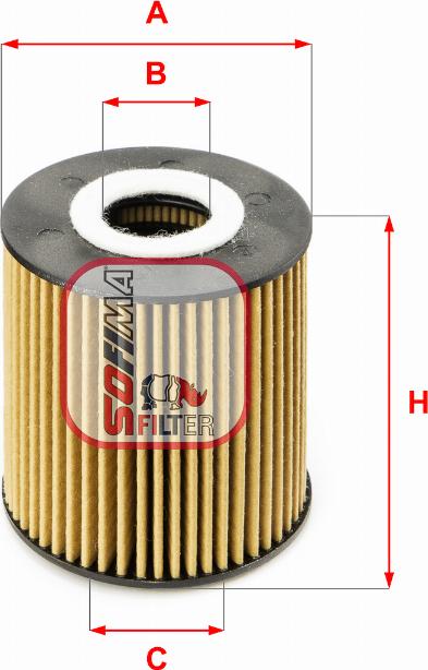 Sofima S 5052 PE - Oil Filter www.autospares.lv