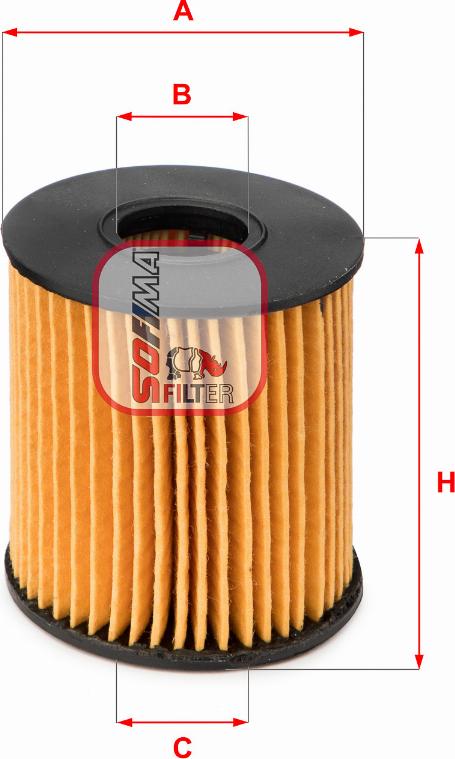 Sofima S 5060 PE - Oil Filter www.autospares.lv