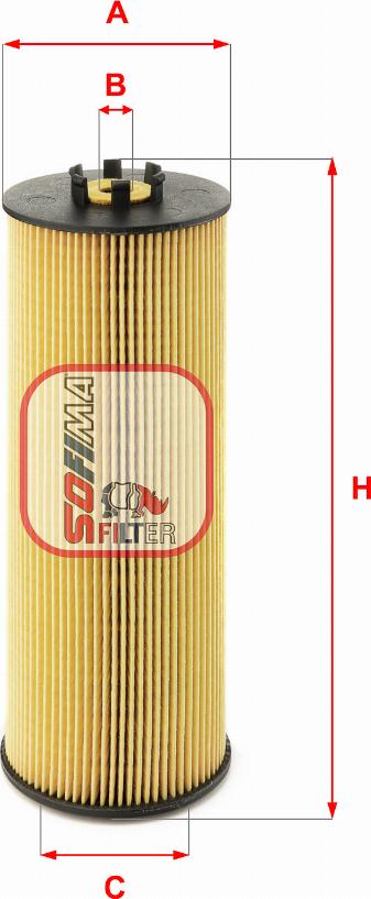 Sofima S 5019 PE - Oil Filter www.autospares.lv