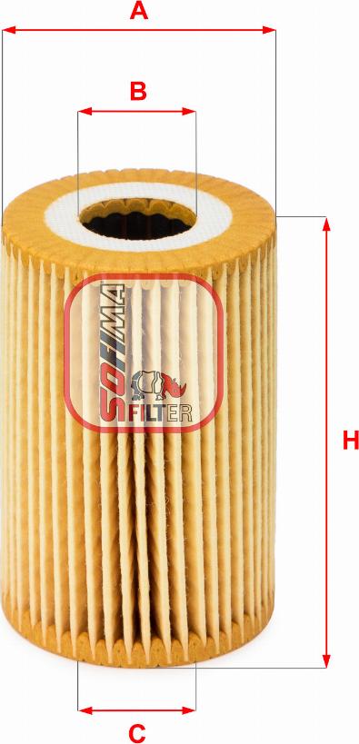 Sofima S 5014 PE - Oil Filter www.autospares.lv