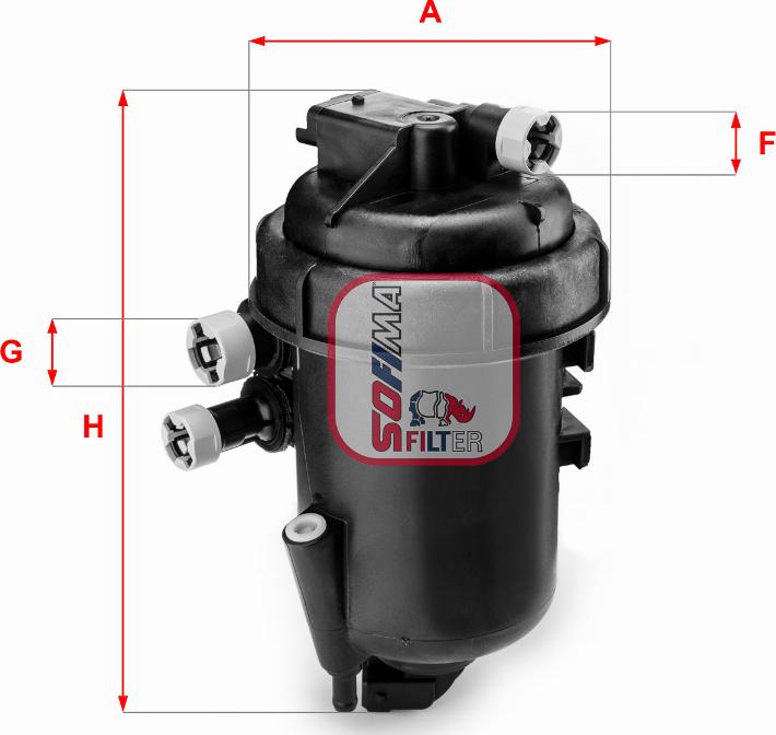 Sofima S 5084 GC - Fuel filter www.autospares.lv