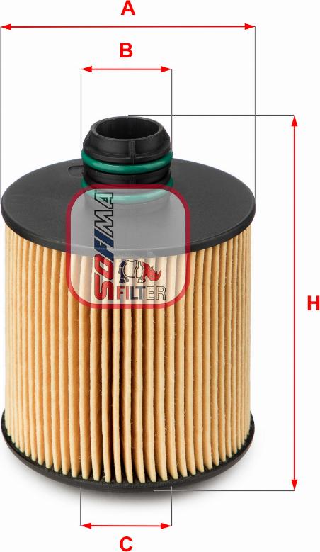 Sofima S 5083 PE - Oil Filter www.autospares.lv