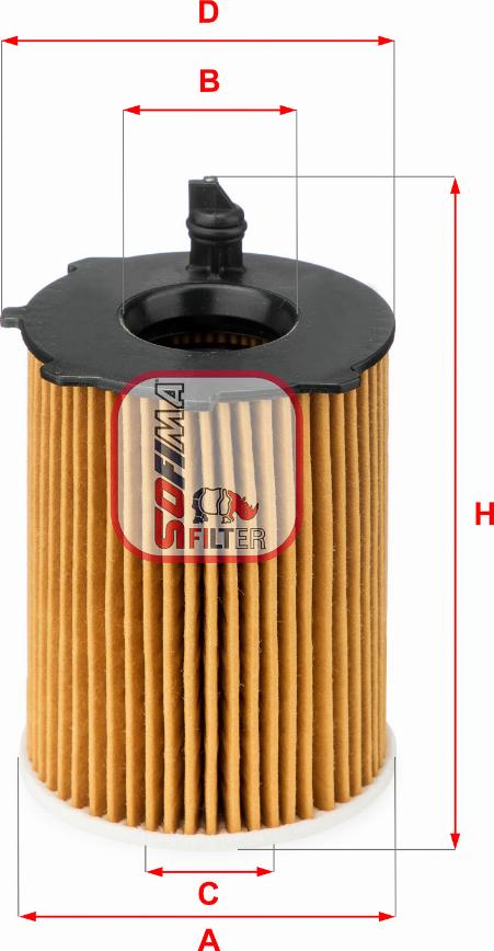 Sofima S 5037 PE - Oil Filter www.autospares.lv