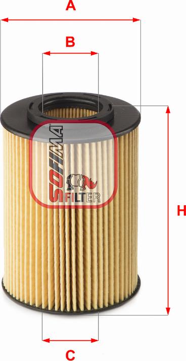 Sofima S 5075 PE - Oil Filter www.autospares.lv