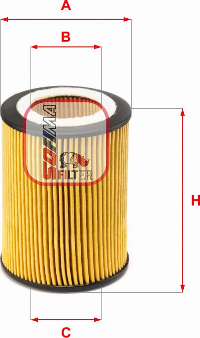 Sofima S 5071 PE - Oil Filter www.autospares.lv