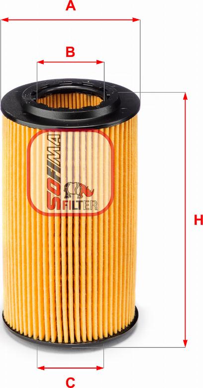 Sofima S 5072 PE - Oil Filter www.autospares.lv