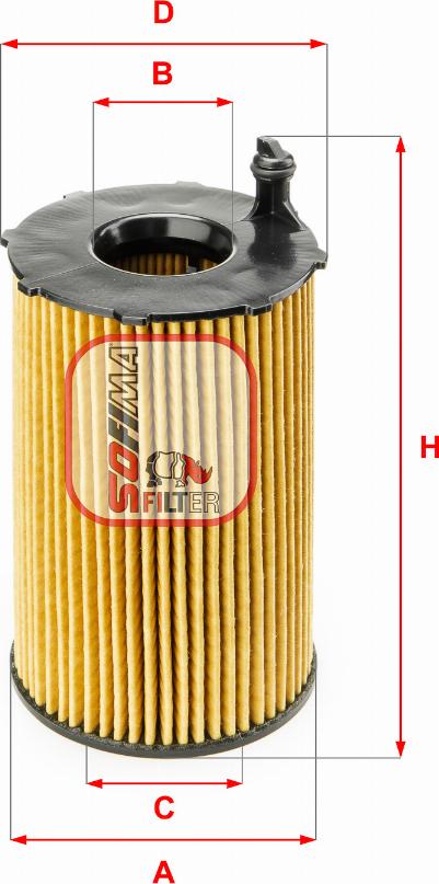 Sofima S 5141 PE - Oil Filter www.autospares.lv