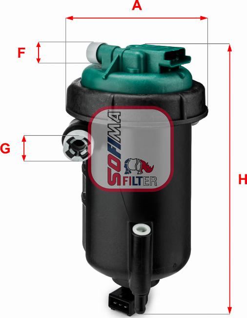 Sofima S 5148 GC - Fuel filter www.autospares.lv