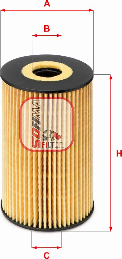 Sofima S 5106 PE - Oil Filter www.autospares.lv