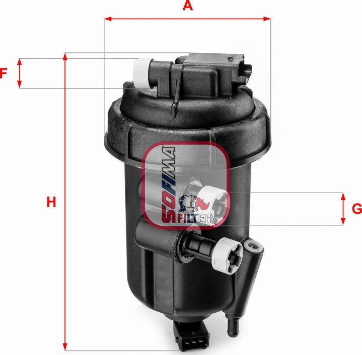 Sofima S 5108 GC - Degvielas filtrs www.autospares.lv