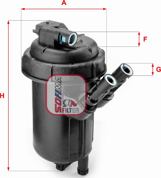 Sofima S 5114 GC - Degvielas filtrs autospares.lv