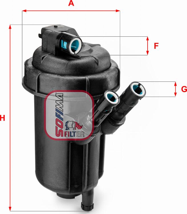 Sofima S 5116 GC - Degvielas filtrs autospares.lv