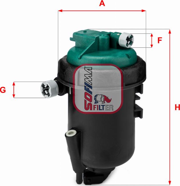 Sofima S 5181 GC - Degvielas filtrs autospares.lv