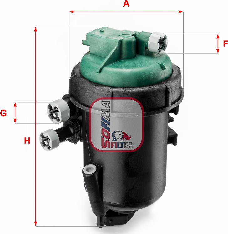 Sofima S 5173 GC - Degvielas filtrs autospares.lv