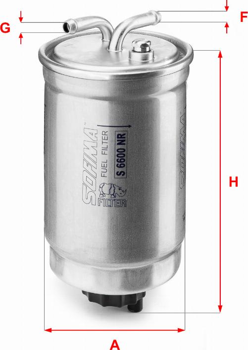 Sofima S 6600 NR - Fuel filter www.autospares.lv