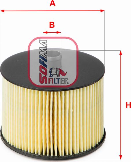 Sofima S 6022 NE - Degvielas filtrs autospares.lv