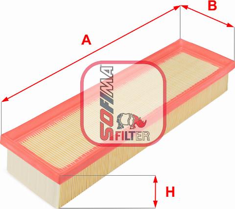 Sofima S 6702 A - Air Filter, engine www.autospares.lv