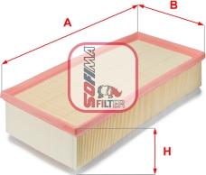 Sofima S 0333 A - Air Filter, engine www.autospares.lv